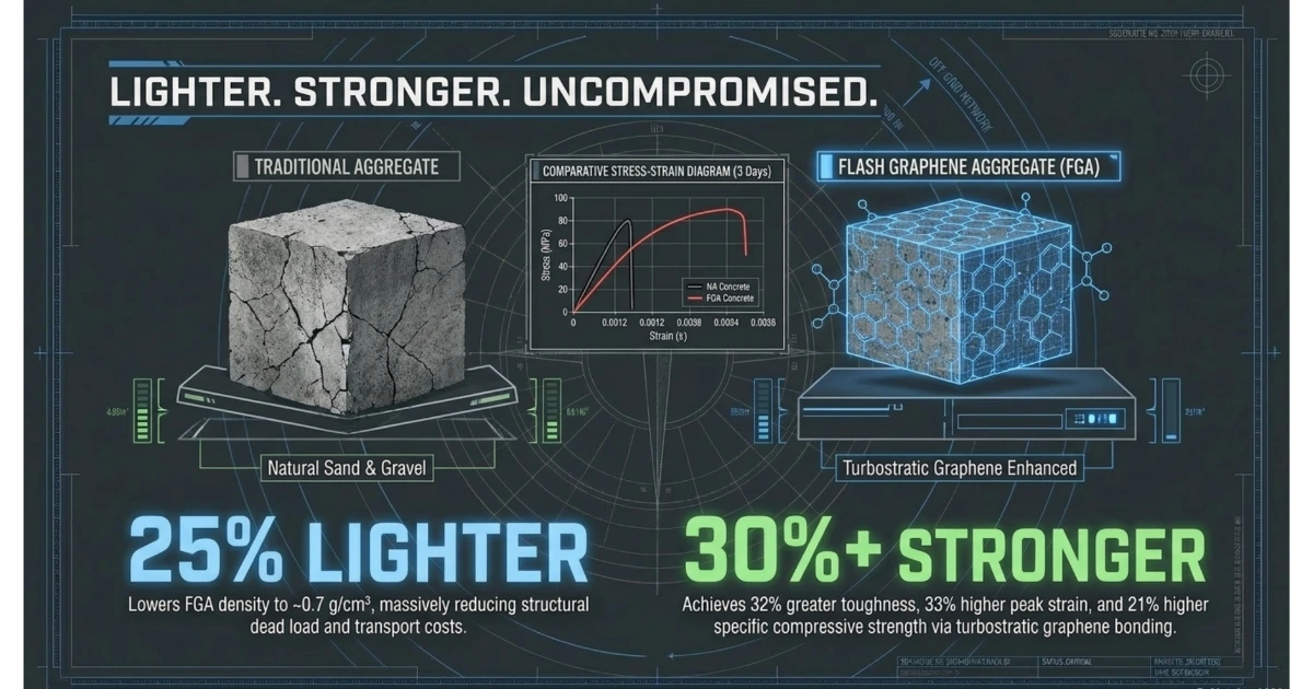 Reducing teh Carbon Footprint of Concrete with Flash Graphene